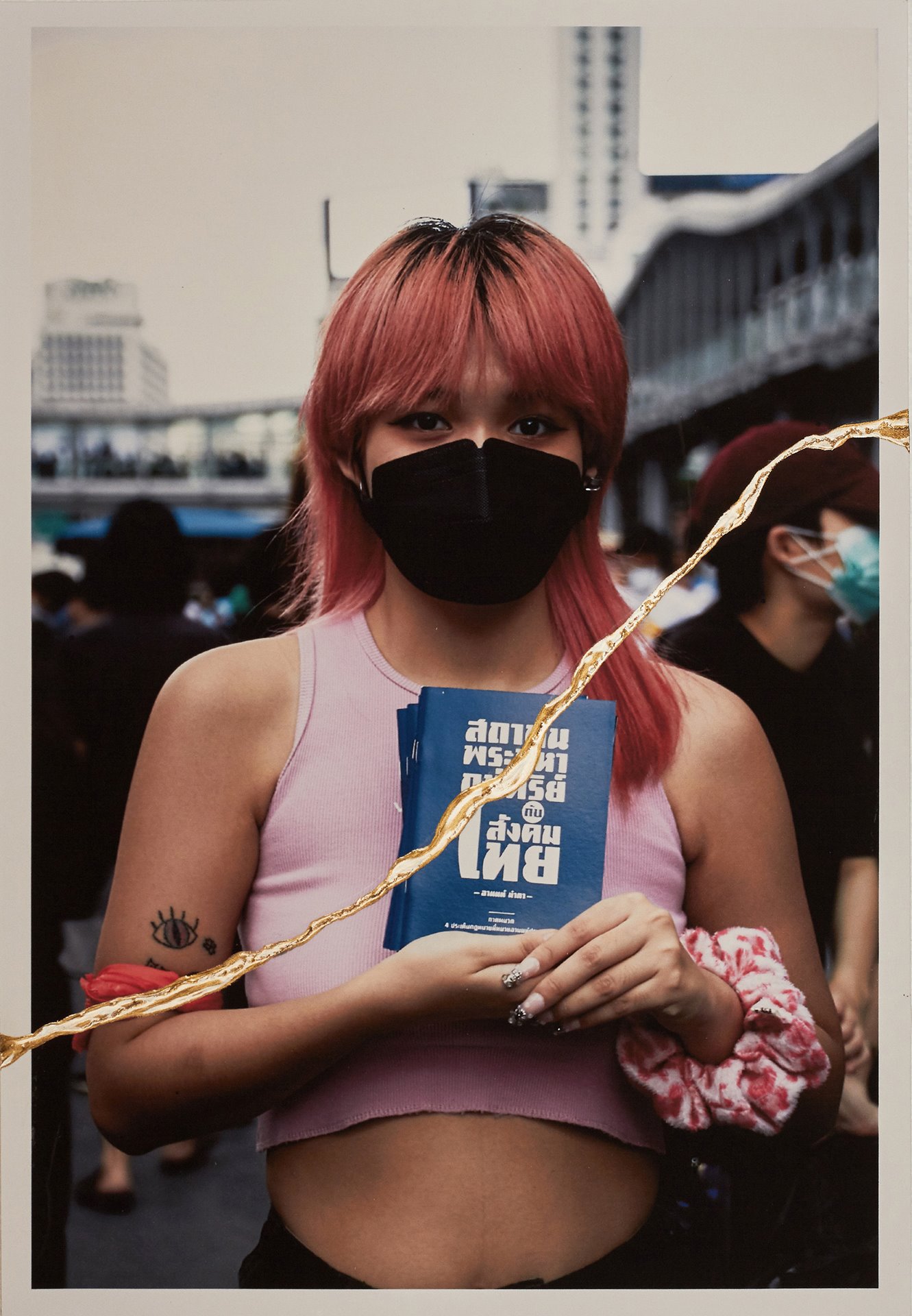 <p>A third-year student at Thammasat University participates in a pro-democracy protest in Bangkok, Thailand. They say: &ldquo;The younger generation is questioning the present and looking into the past to try and understand what happened. They want to understand what problems, limitations, and structural problems still cause issues today.&rdquo;</p>
